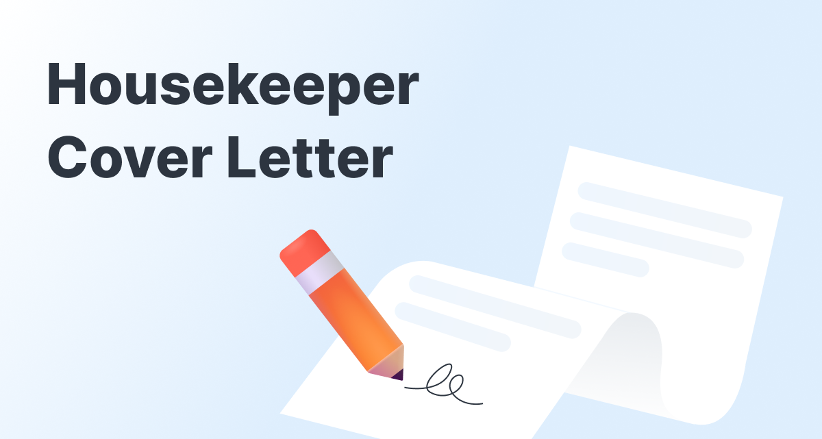 Housekeeper Cover Letter Examples