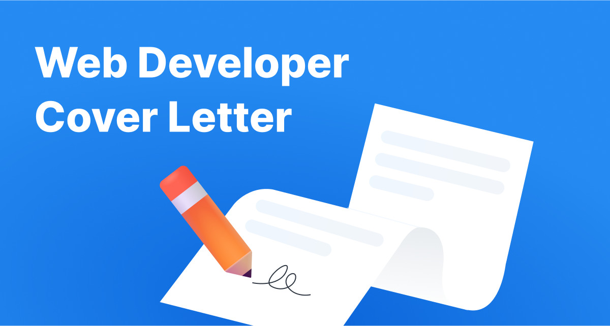 web developer cover letter