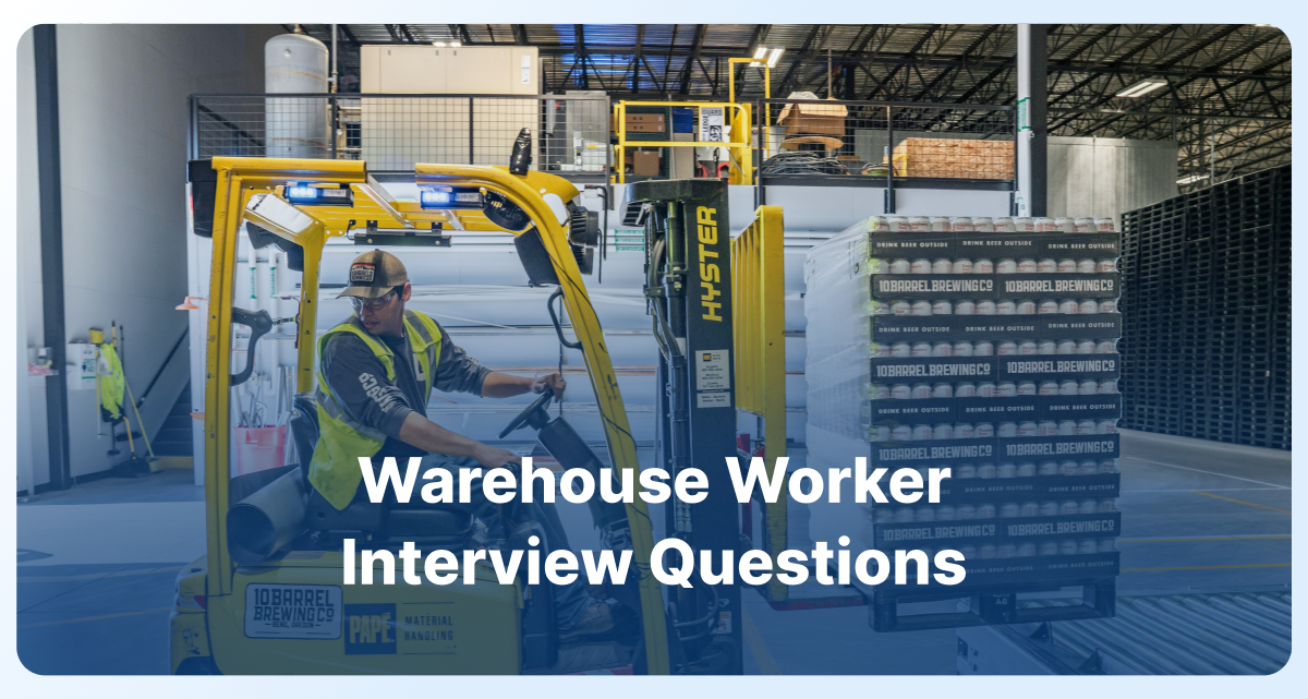 warehouse worker interview questions