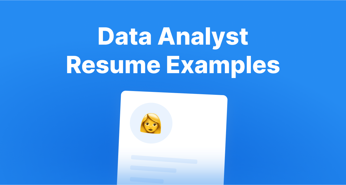 data analyst resume examples