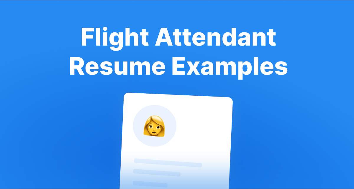 Flight Attendant resume