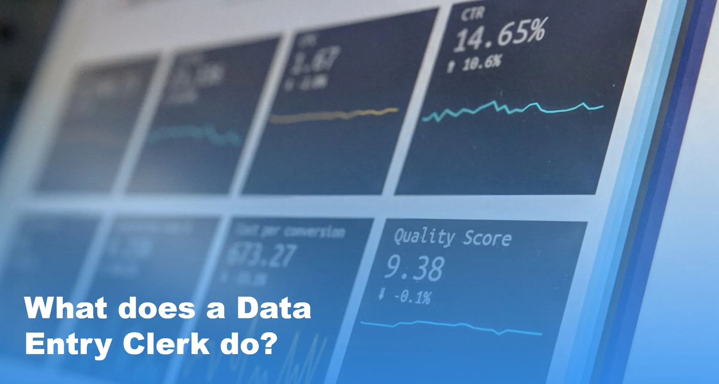What Does a Data Entry Clerk Do